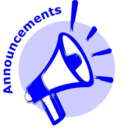 Announcement and News .